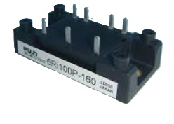 6RI100P-160, Fuji, DIODE BRIDGE RECTIFIER DUAL 