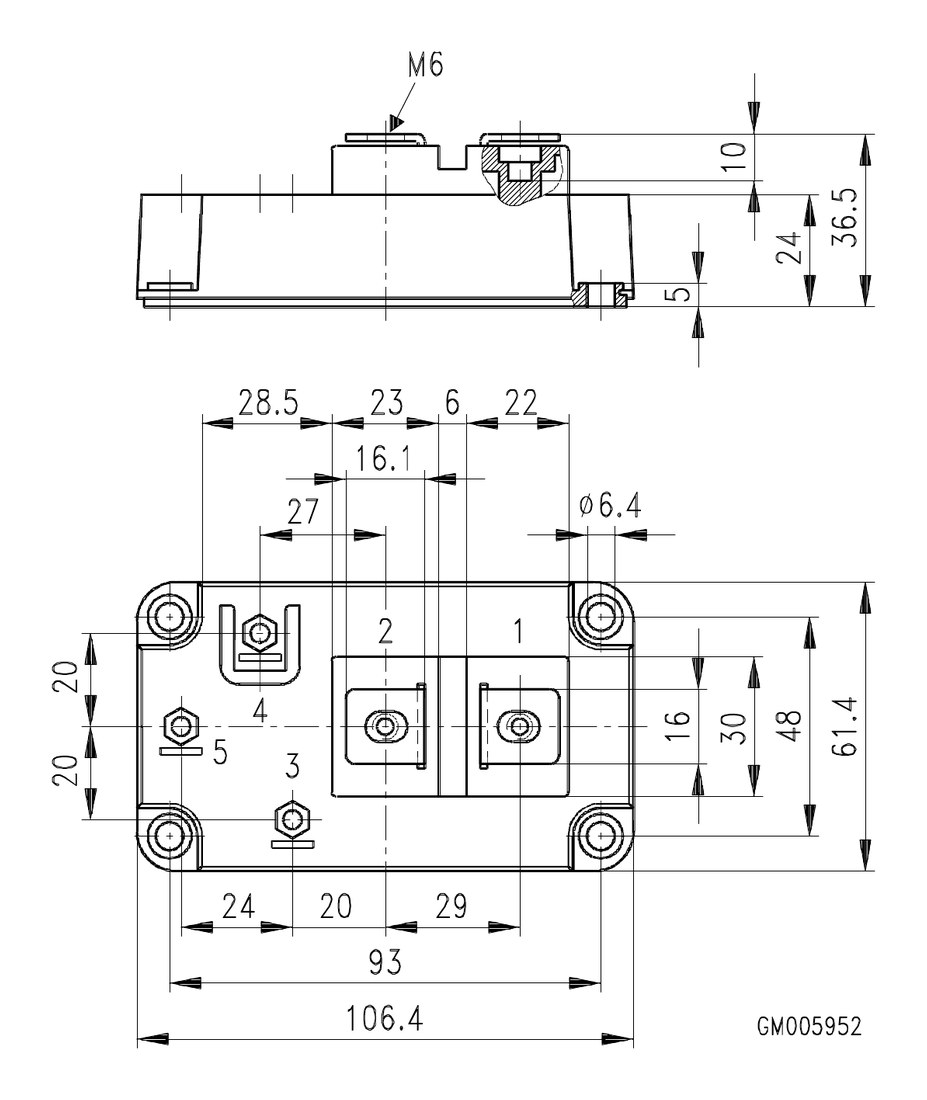 BYM300A170DN2 Infineon Power Transistor Module