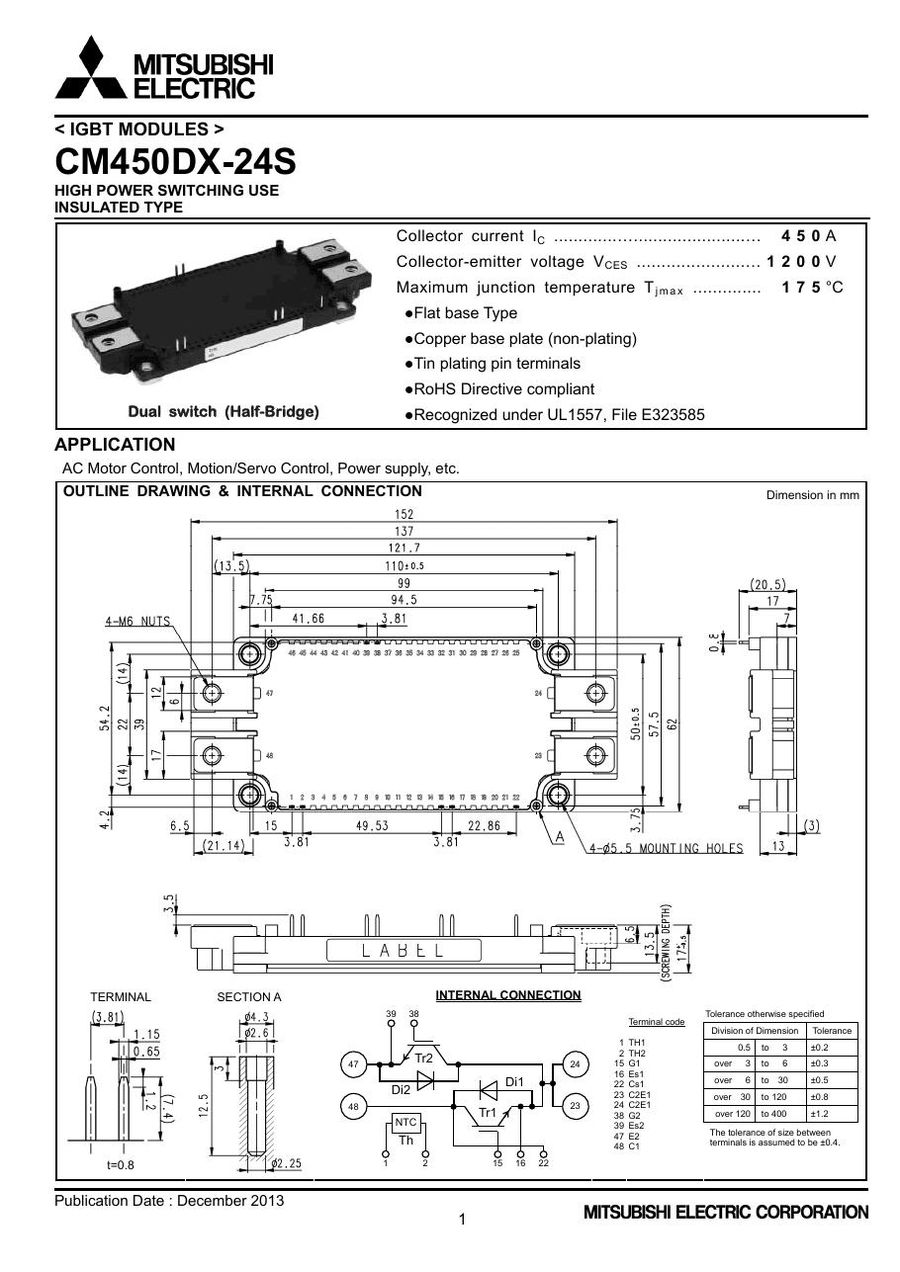 CM450DX-24S Mitsubishi IGBT Module