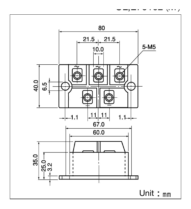FDF60BA60 SanRex Power Transistor Module
