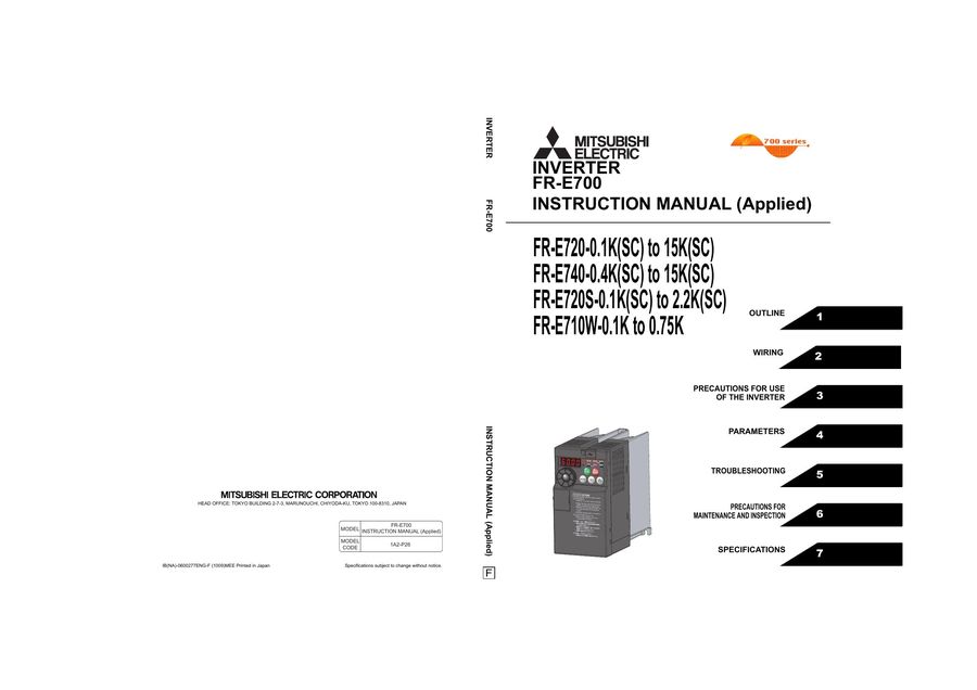 FR-E740-3.7K Mitsubishi IGBT Modules