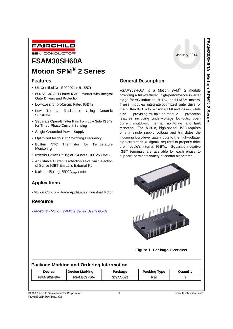 FSAM30SH60A Infineon (Eupec) IGBT Modules