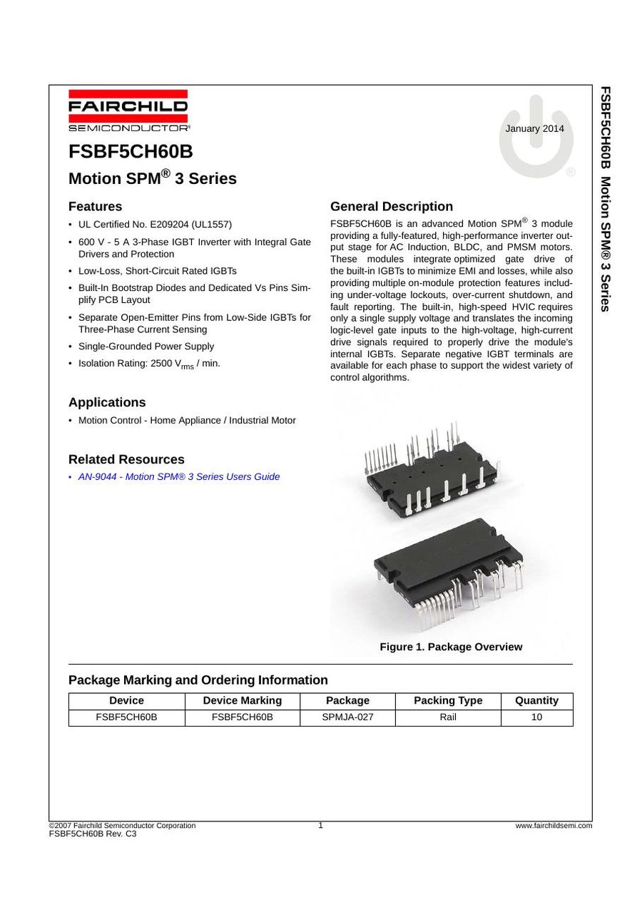 FSBF5CH60B Infineon (Eupec) IGBT Modules