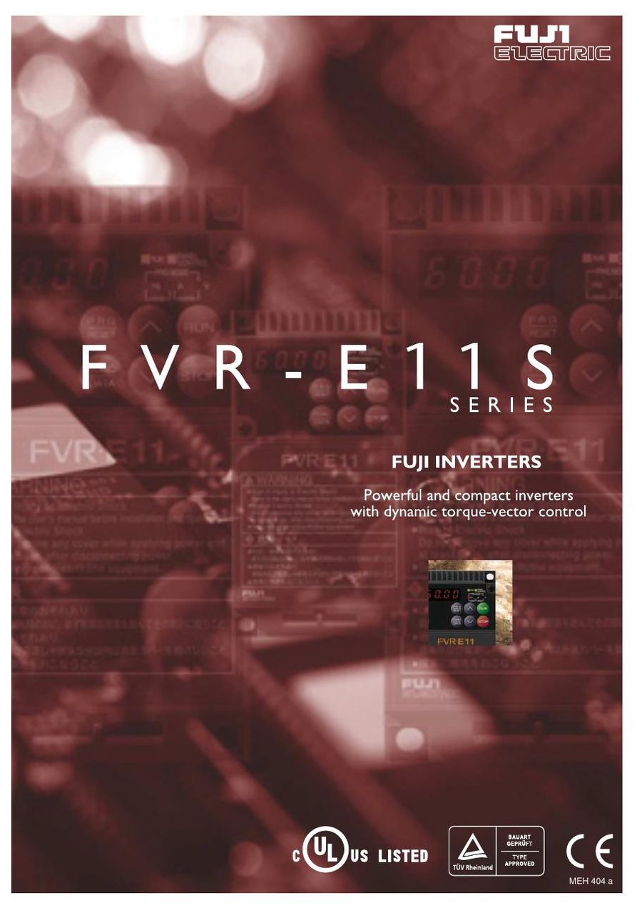 FVR1.5E11S-4JE, Fuji, FVR-E11S Series Powerful and Compact Inverter