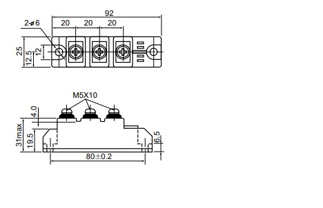 KD110F80, sanrex, diode