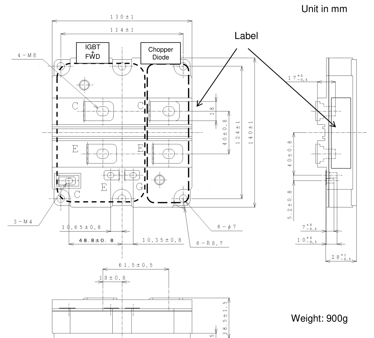 MBL400E33D Hitachi IGBT Module