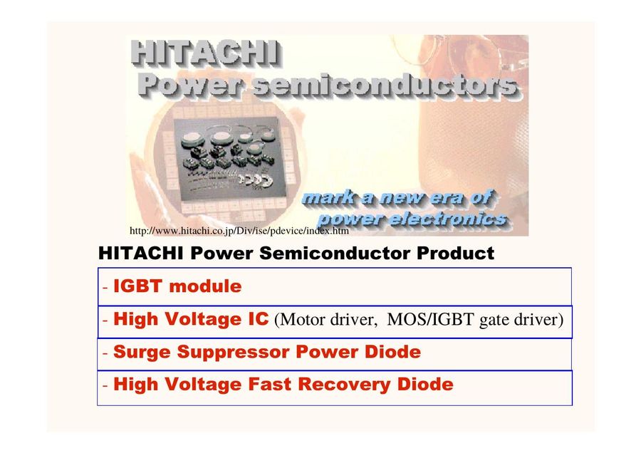 MBM225NS12AW Hitachi IGBT from Hitachi