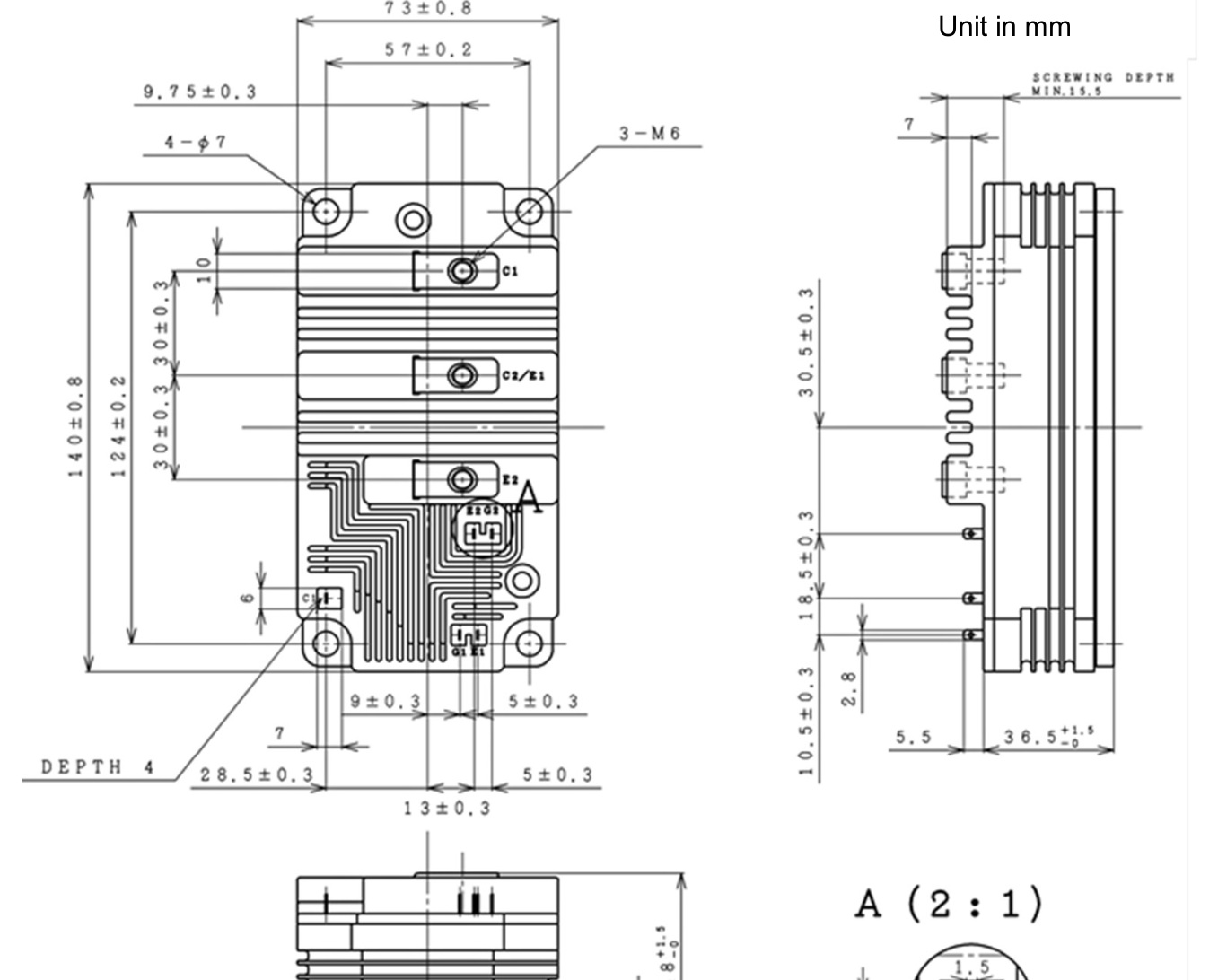 MBM250H33E3 Hitachi IGBT Module