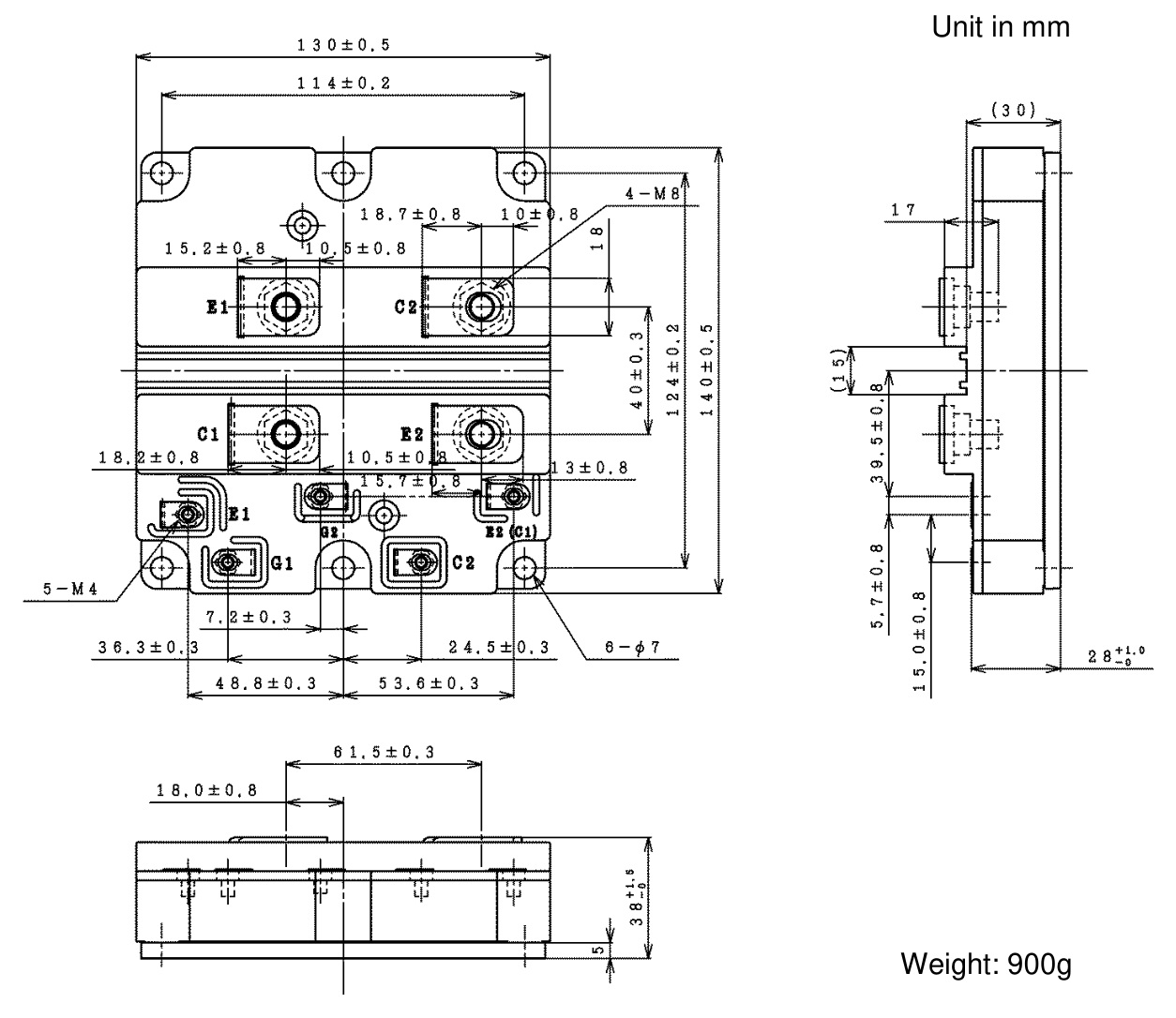 MBM500E33E2-R Hitachi IGBT Module