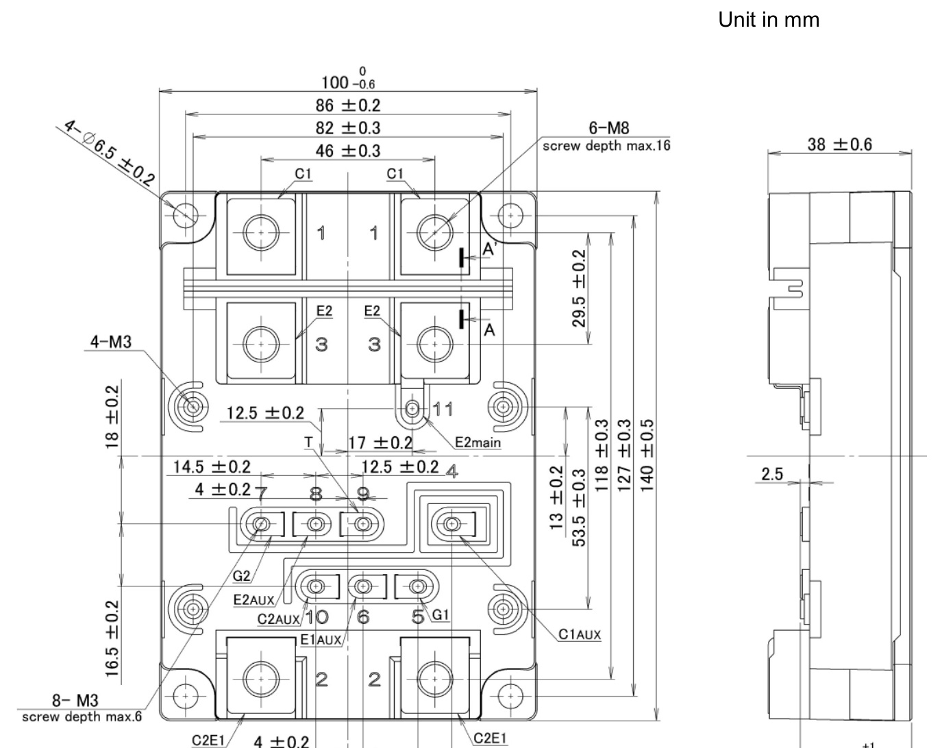 MBM600FS33G2 Hitachi IGBT Module