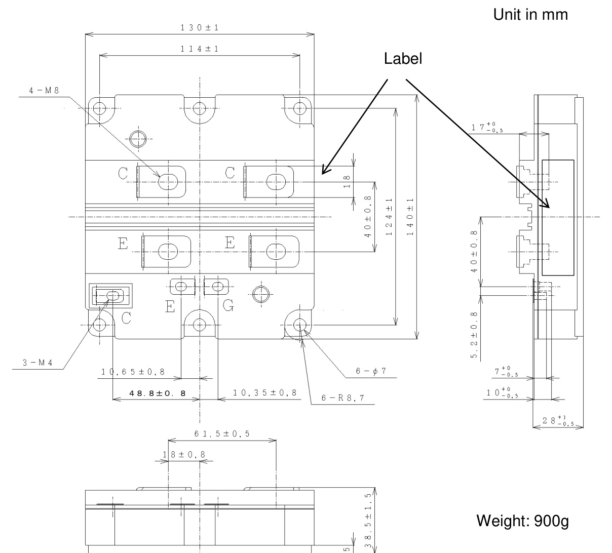 MBN1000E33E2 Hitachi IGBT Module