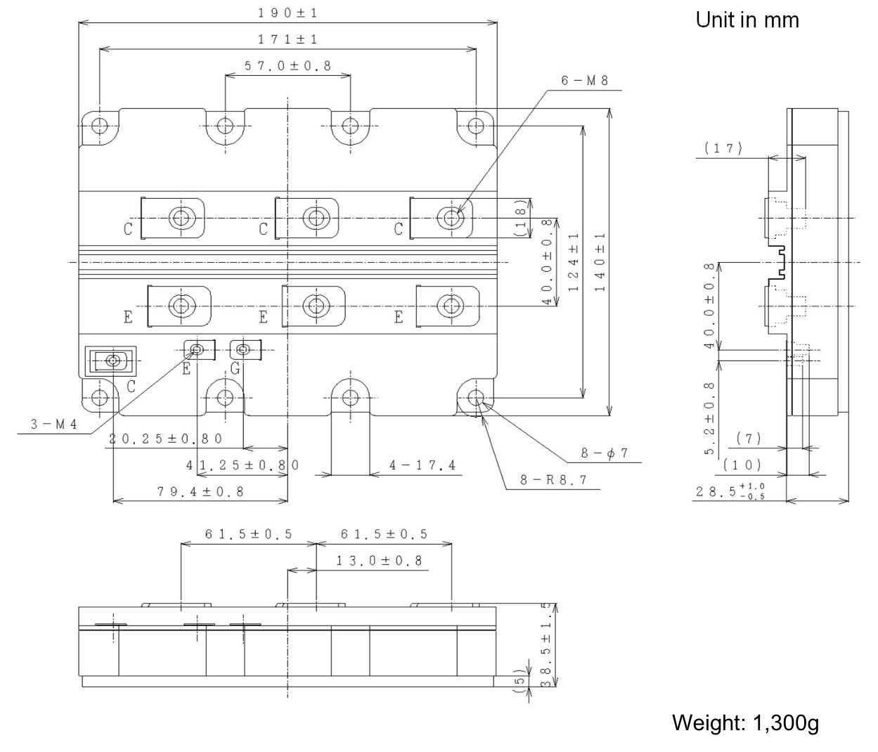MBN1500E33E3 Hitachi IGBT Module