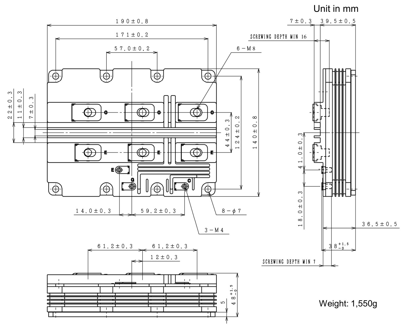 MBN1800FH33F Hitachi IGBT Module