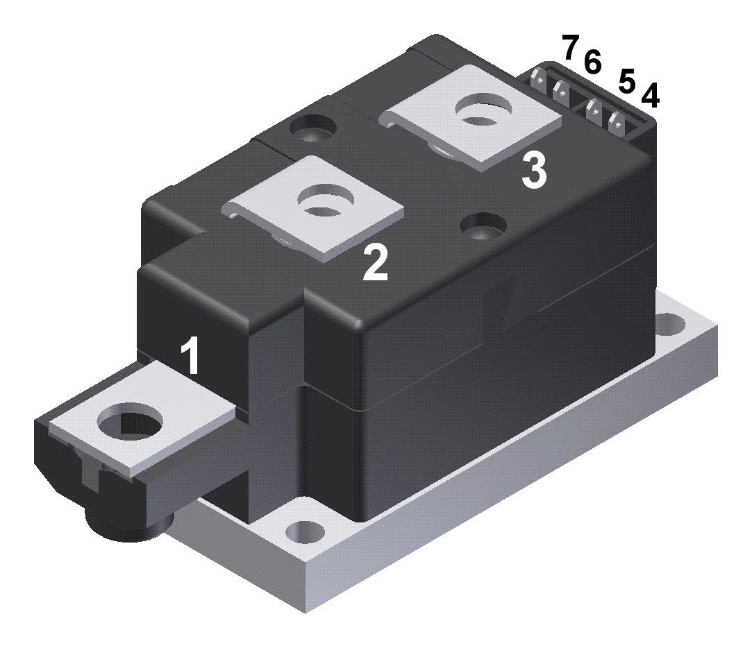 MCC255-08io1, IXYS,  Power module 