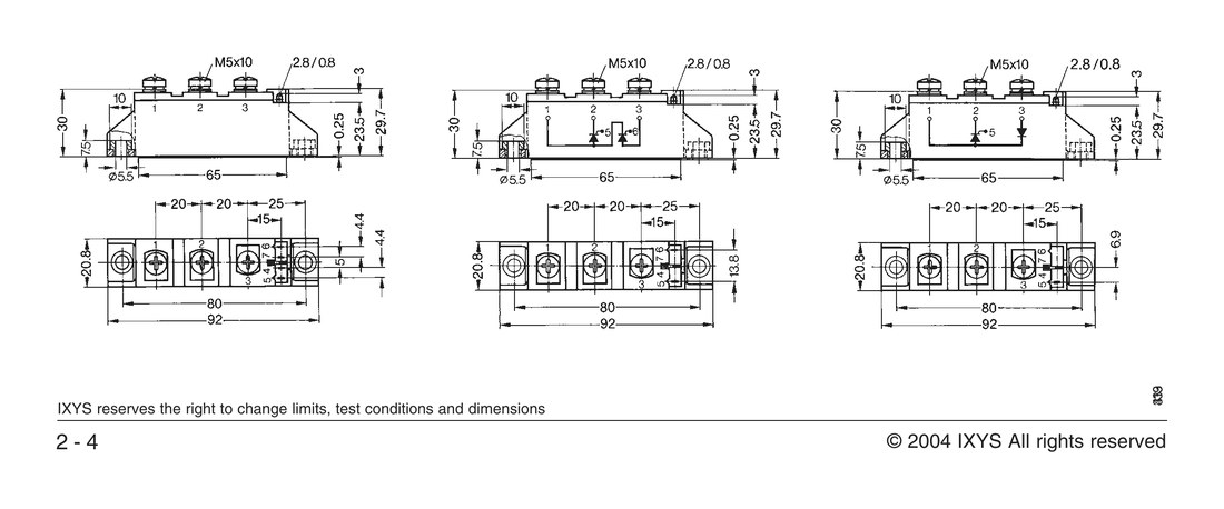 MCC4416i01B, IXYS, Power Transistor Module  