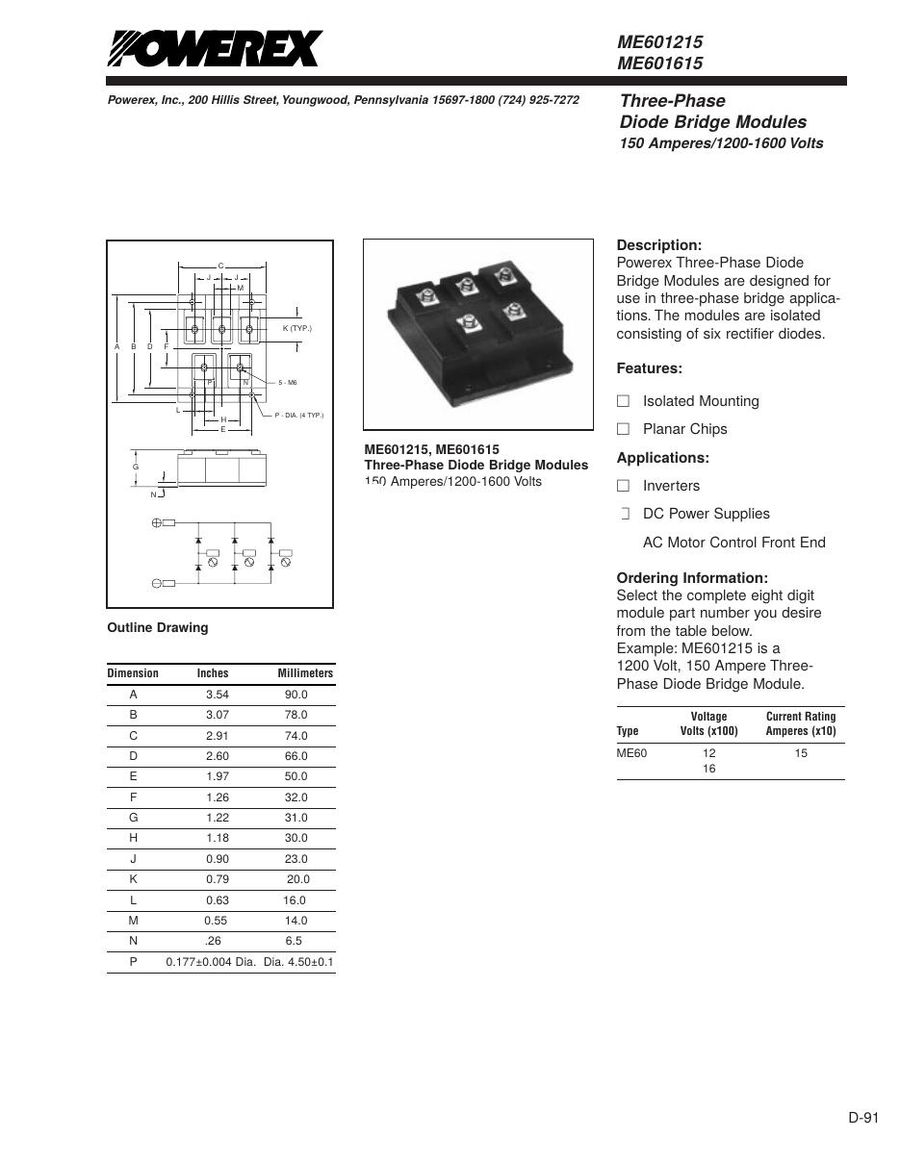 ME601615, Toshiba, Power Module