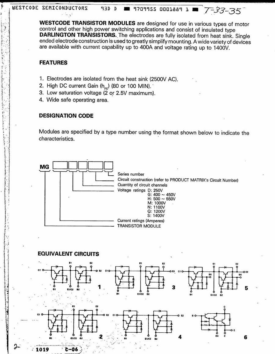 MG75N2YS1 Toshiba IGBT Modules