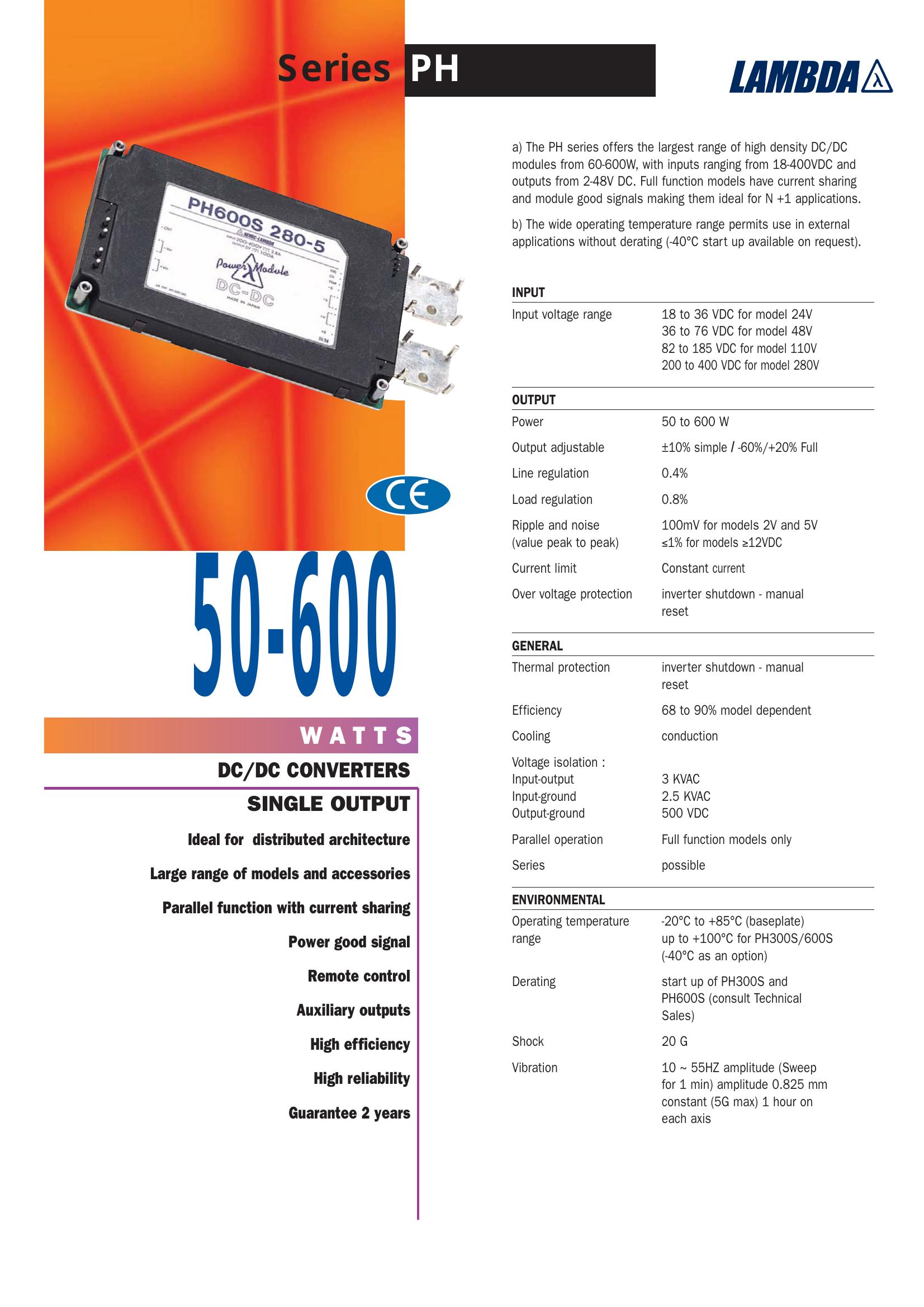 PH150F280-24 TDK-Lambda DC-DC Converter Module