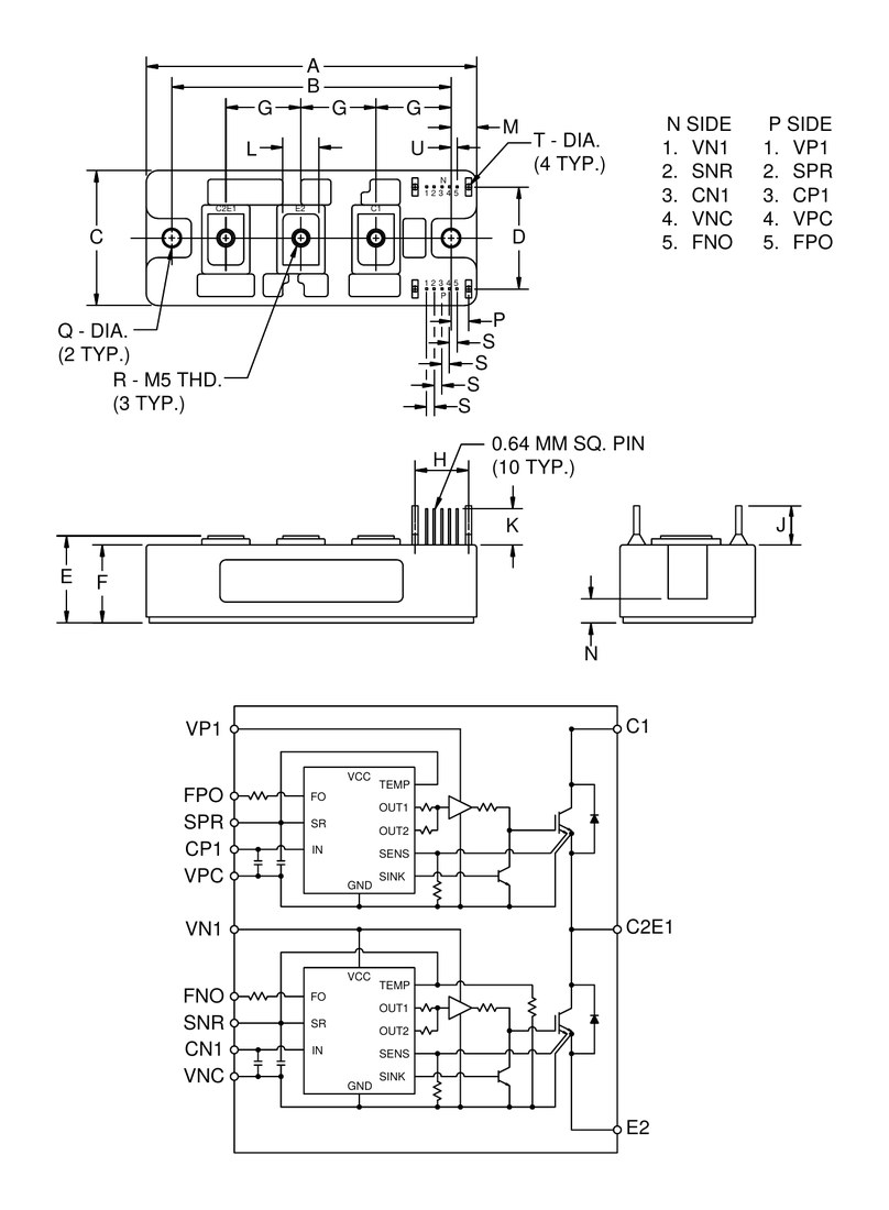 PM75DSA-120 Intelligent Power Module from Mitsubishi