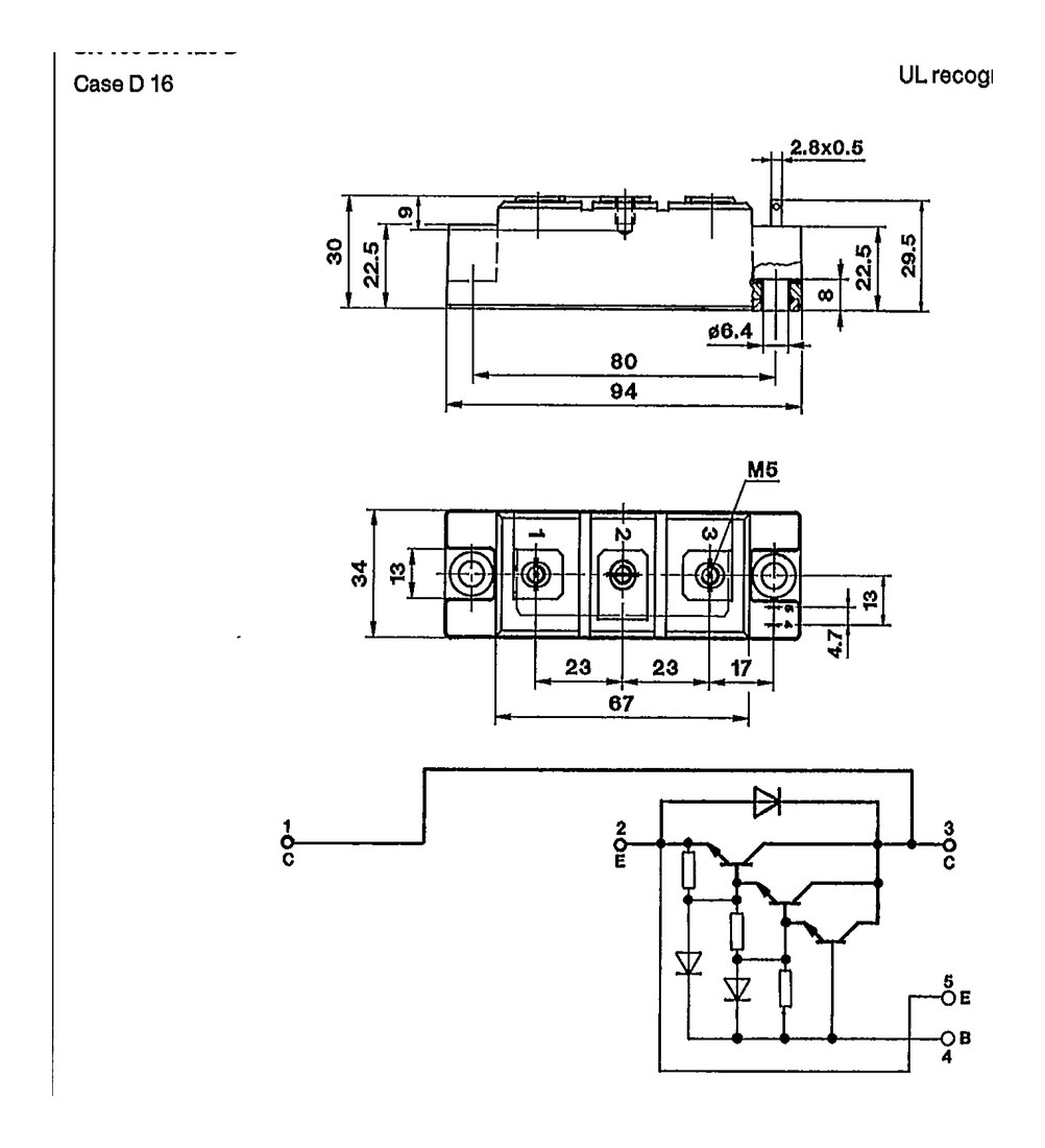 SK100DA120D Semikron power module from Semikron