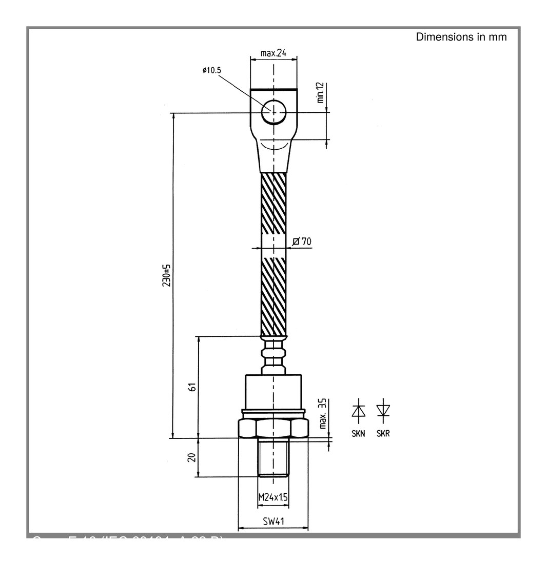 SKN320-12 Semikron Rectifier Diode