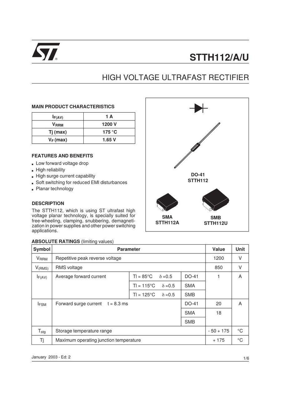 STTH112A, SEMIKRON, Power Module