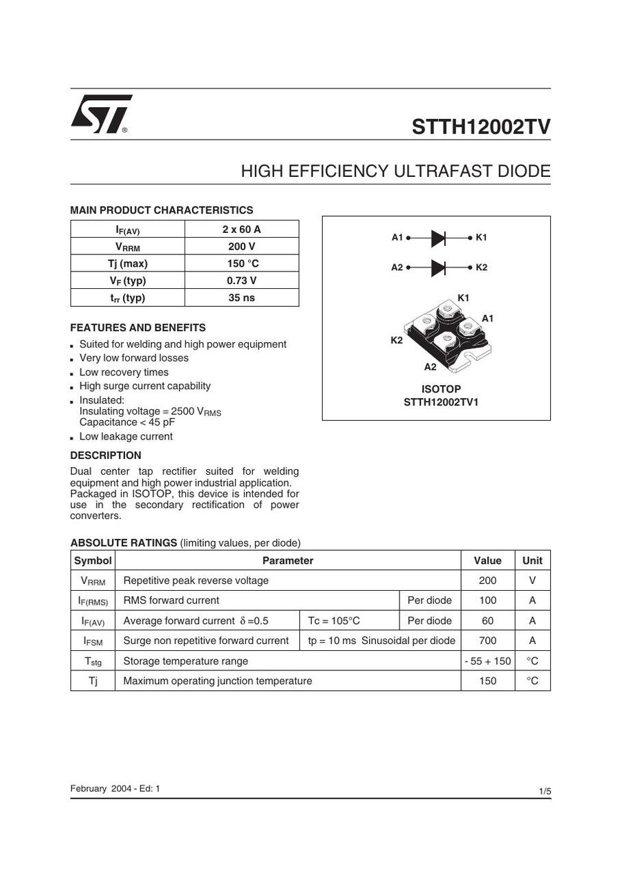 STTH12003TV1, SEMIKRON, Power Module