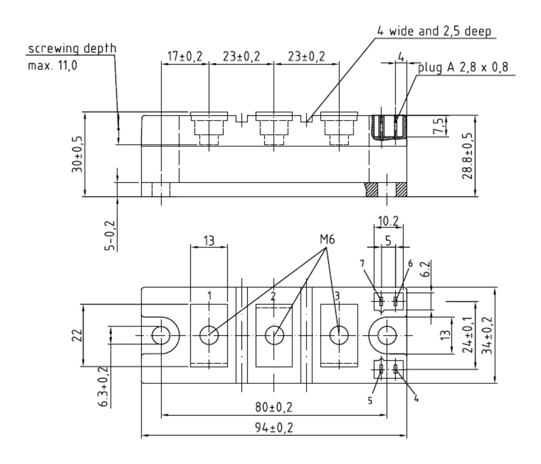 TT140N18KOF Infineon Thyristor / Diode Module