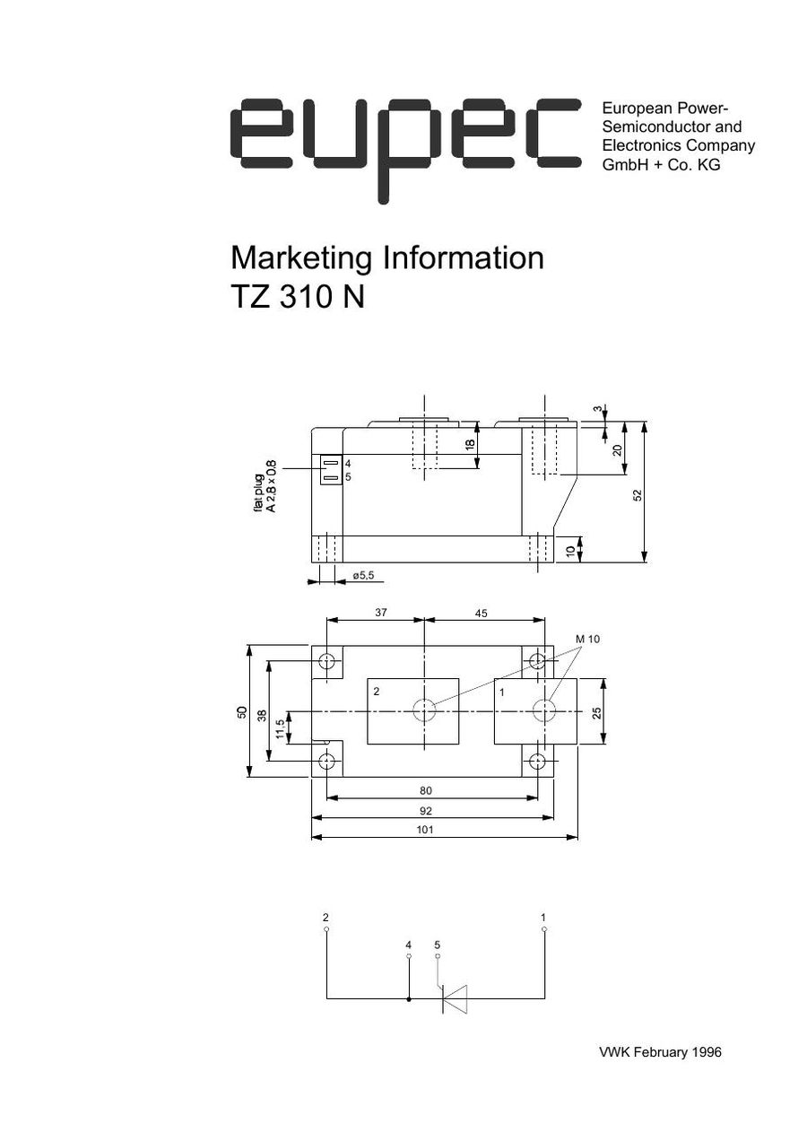 TZ310N20 Infineon (Eupec) Thyristor & SCR Modules