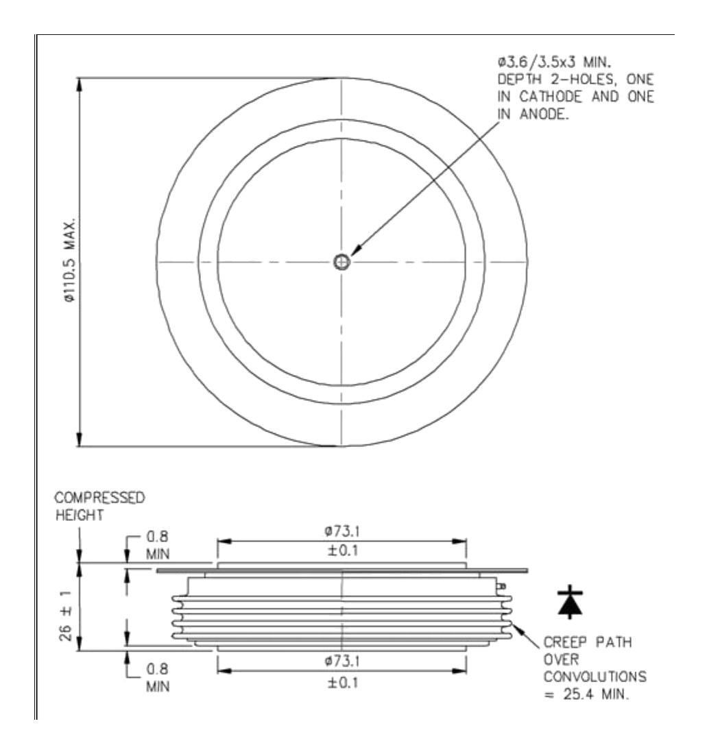 W3743ZD500, WESTCODE, Rectifier Diode