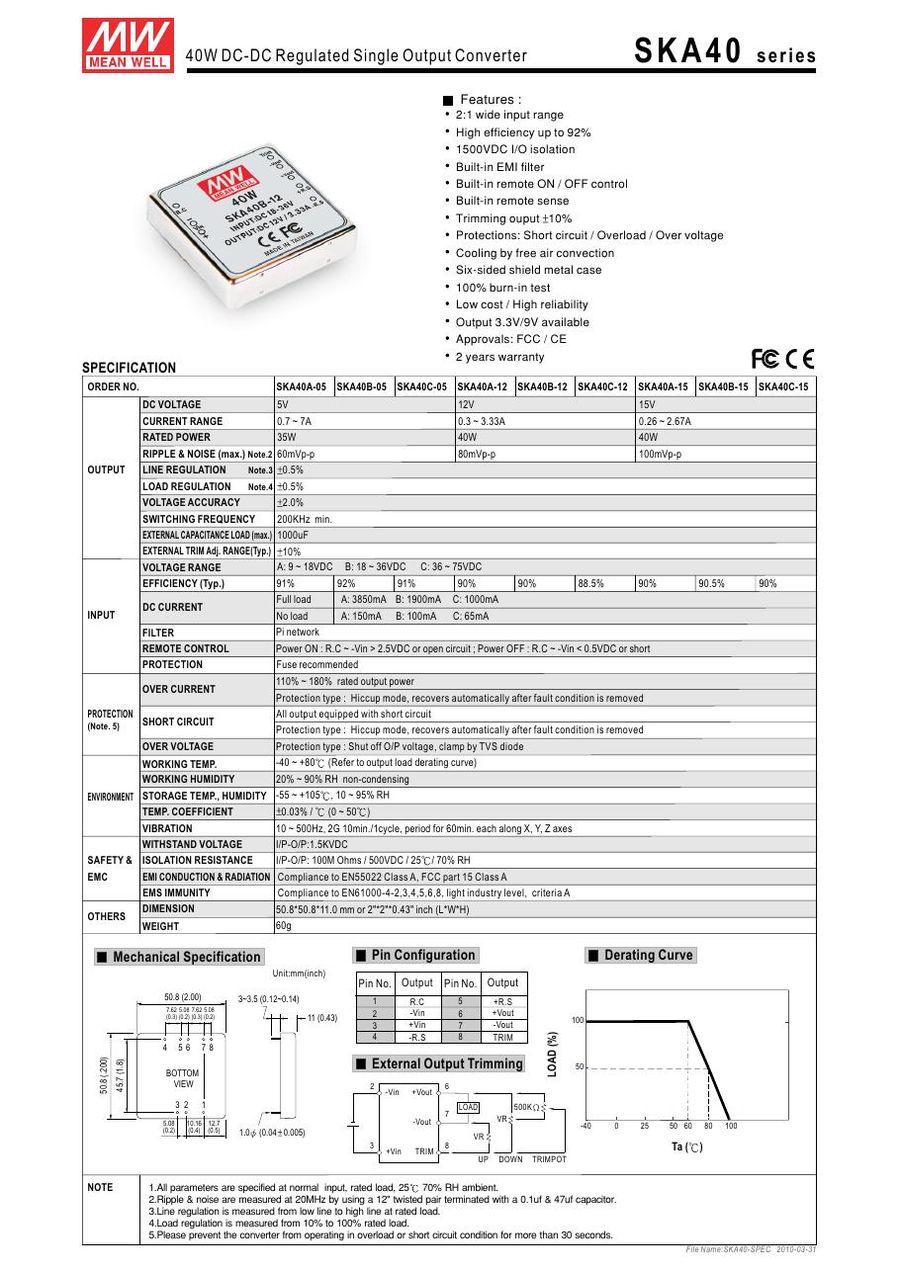 ska40b15 Semikron DC-DC Converter Module