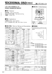 1DI150MA-050 Fuji Electric