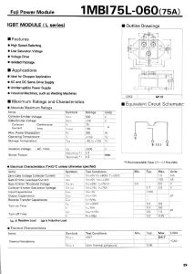 1MBI100L-060 Fuji Electric