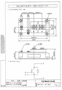 1MBI300S-120 Fuji Electric