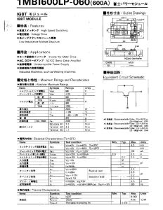 1MBI600LP-060-02 Fuji Electric