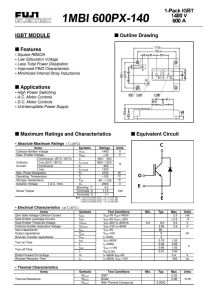 1MBI600PX-140-03 Fuji Electric