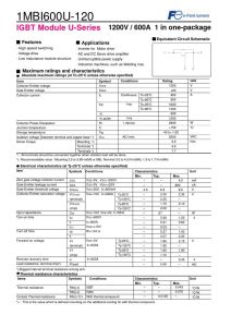 1MBI600U-120 Fuji Electric
