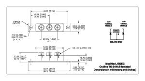 203CMQ100 International Rectifier Thyristor & SCR Modules