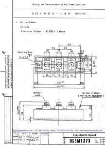 2DI75Z-120(A) Fuji Electric