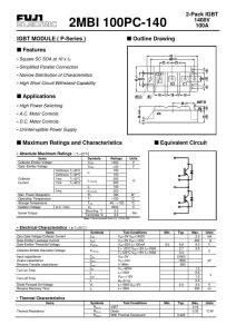 2MBI100PC-140-50 Fuji Electric