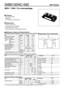 2MBI150NC-060-10 Fuji Electric