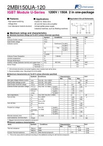 2MBI150UA-120-01 Fuji Electric