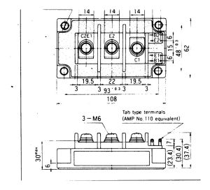 2MBI300F-060 Fuji Electric