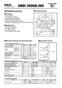 2MBI300NB-060 Fuji Electric