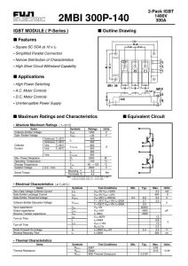 2MBI300P-140-01 Fuji Electric