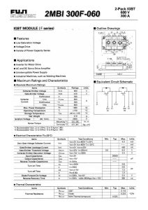 2MBI400F-060 Fuji Electric