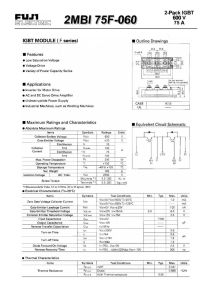 2MBI75F-060 Fuji Electric