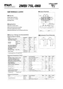 2MBI75L-060 Fuji Electric