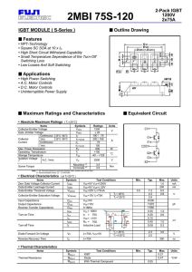 2MBI75S-120 Fuji Electric