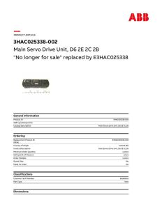 3HAC025338-002 ABB